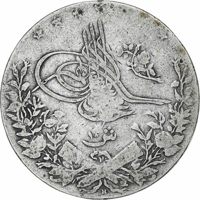 Egipt, Muhammad V, 10 Qirsh, AH 1327/6/1913, Heato