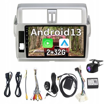 RADIO 2DIN DE AUTOMÓVIL ANDROID TOYOTA LAND CRUISER PRADO 150 2013-2017  