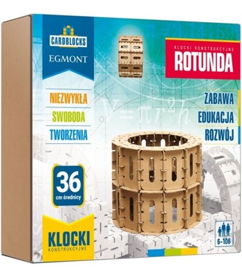 CARDBLOCKS Kartonowe klocki konstrukcyjne ROTUNDA