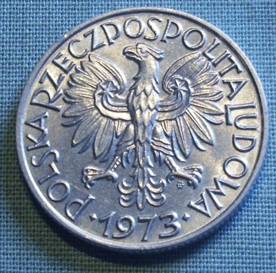 5 złotych 1973 Rybak stan menniczy -, I/-I