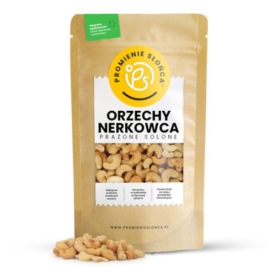 Orzechy Nerkowca Prażone Solone 500 g