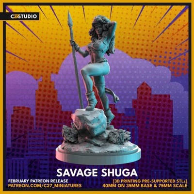 Savage Shuga matched to Marvel Crisis Protocol