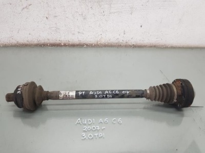 Привідний вал правий задній audi a6 c6 3.0 tdi фото №1