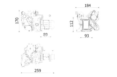 MAHLE VÁLVULA EGR MÓDULO CON RADUADOR DS DS 4 DS 5 DS 7 CITROEN C4 GRAND  