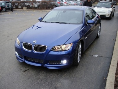 Bmw 3 e92 aero сплиттер накладка бампера перед фото №1