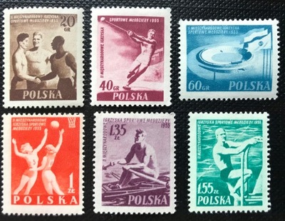 Fi 790-95 B ** 1955 - II Międzynarodowe Igrzyska Sportowe Młodzieży