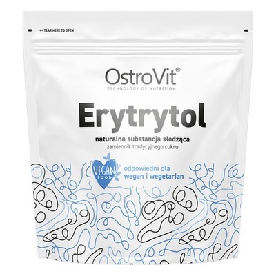OSTROVIT ERYTHRYTOL 1kg. ERYTRYTOL zdrowy zamiennik cukru ERYTROL