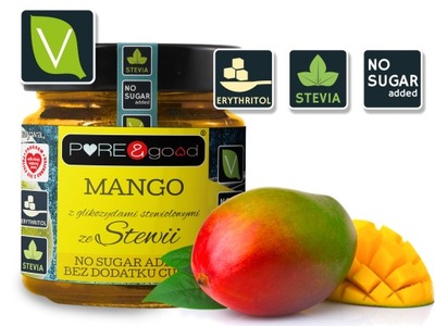 Mango ze stewią bez dodatku cukru PURE&good 200g