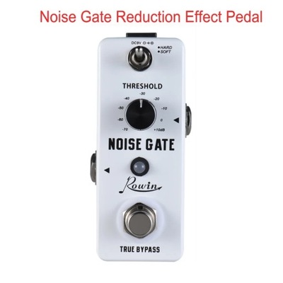 Rowin Noise Gate redukcja szumów pedał efektów gitarowych 2 tryby po~11328