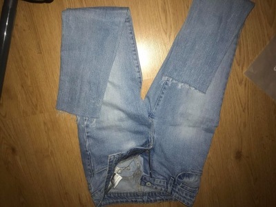 Spodnie jeans Levis 25 32 xxs xs jasne