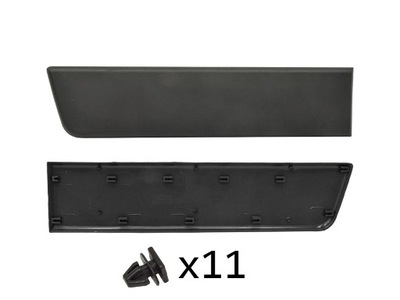 Fiat ducato 2006-2014 частина бампера права фото №1