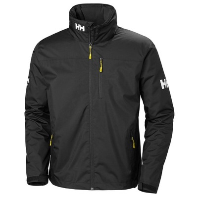 Kurtka żeglarska męska Helly Hansen Crew Hooded Midlayer Jacket czarna - M