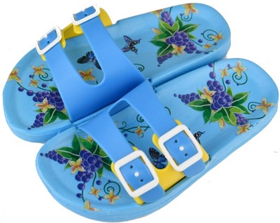 KLAPKI CHODAKI DZIECIĘCE LEKKIE KOLOROWE R. 32