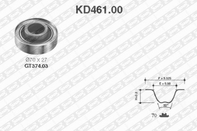 КОМПЛЕКТНЫЙ ГРМ SNR KD461.00 KD46100