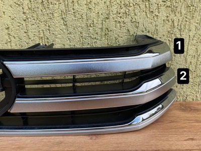 Toyota hilux viii решётка радиатора решётка радиатора левый хром молдинг фото №1