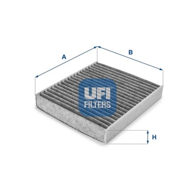 ФИЛЬТР, ВЕНТИЛЯЦИЯ СТОРОНЫ ПАССАЖИРА UFI 54.158.00