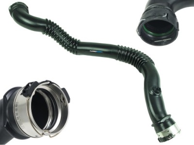 Шланг труба пабтрубок  turbo интеркулер bmw 5 e60 e61 520 d 11617803748 фото №1