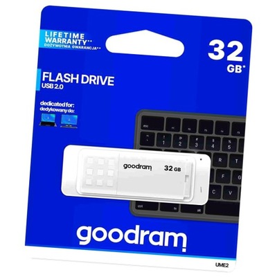 Pendrive GOOD RAM 32GB UME2 USB 2.0 Biały