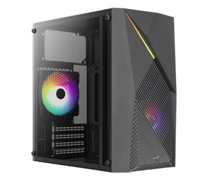 Obudowa do komputera Aerocool Raider Mini RGB Midi Tower ATX Okno Czarna