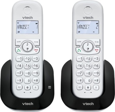 VTech CS1551 Telefon bezprzewodowy, 2 słuchawki