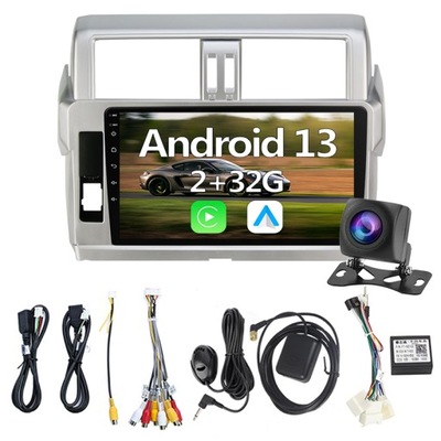 RADIO DE AUTOMÓVIL TOYOTA LAND CRUISER PRADO 150 2013-2017 2DIN ANDROID  