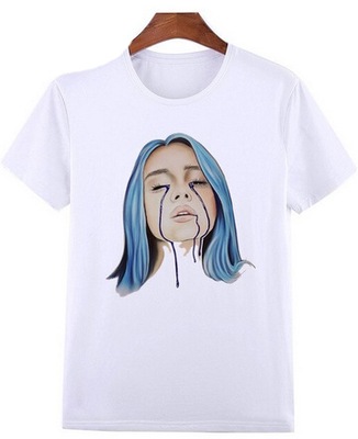 Damski T-shirt Koszulka Billie Eilish M 38