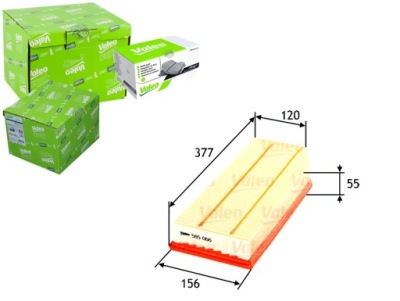 Фільтр повітря mercedes w210 sil.cdi valeo фото №1