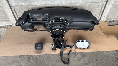 Приборная панель консоль подушка безопасности ремни peugeot 208 ii orginał фото №1