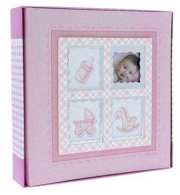 Album dziecięcy 10x15 200 zdjęć Baby-6 Pink Girl