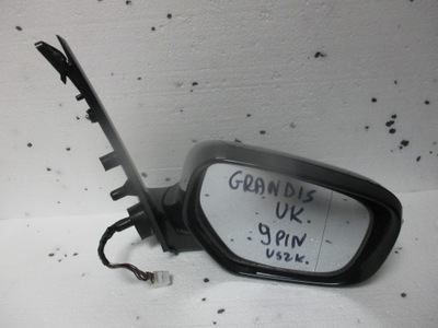 Зеркало правое mitsubishi grandis 9pin uk фото №1