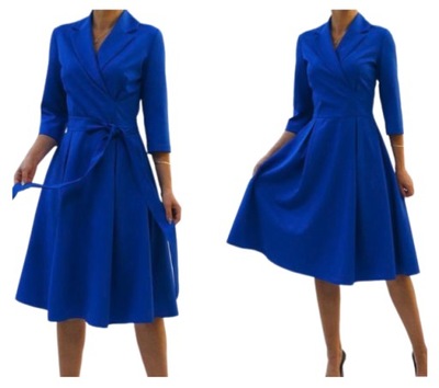 SUKIENKA Z KOŁNIERZEM -WESELE CHABER R.54 (34-54