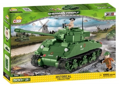 Klocki 2515 COBI Sherman Firefly amerykański czołg