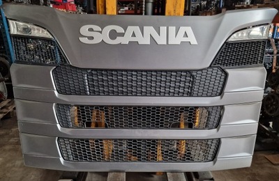 Капот комплектна решітка радіатора решітка радіатора scania r s фото №1