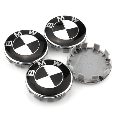 4 PIEZAS KAPSLE TAPACUBOS AL LLANTAS BMW E60 E61 E90 E91 68MM  