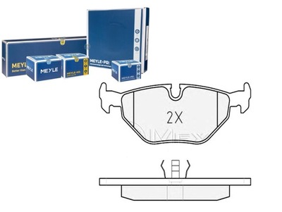 MEYLE КОМПЛЕКТ КОЛОДОК ШАЛЬМІВНИХ 36489 PAD856 130