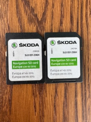 Карта навигации sd skoda superb iii 5l0051236h octavia iii фото №1