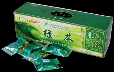 Herbata zielona prasowana w kostkach 125g
