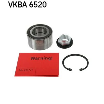 KOMPLEKTAS GUOLIŲ RATAI SKF VKBA 6520 