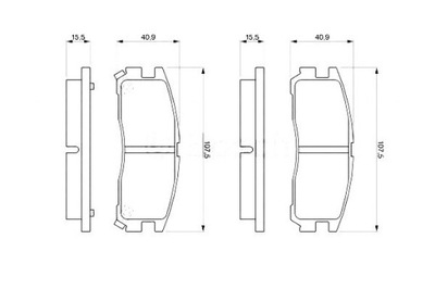 BOSCH PADS BRAKE MITSUBISHI T. - milautoparts-fr.ukrlive.com