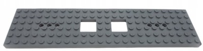 LEGO Podwozie pociągu 6x24 ciemny szary 92088