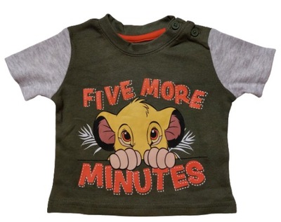 PRIMARK T-shirt bluzka Disney r. 62 cm 0-3m