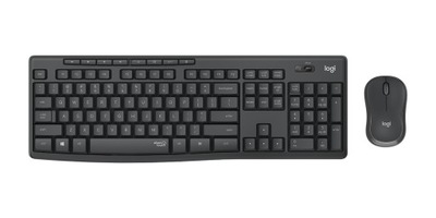 Zestaw klawiatura i mysz Logitech czarny MK295