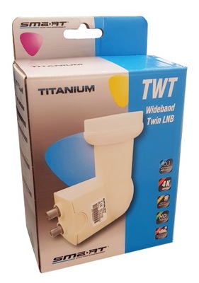 Konwerter LNB WideBand SMART Titanium TWT H+V