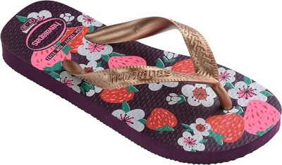 HAVAIANAS DZIEWCZĘCE KLAPKI JAPONKI 31/32 ŻLB