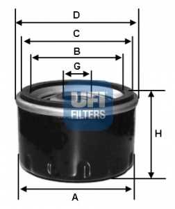 FILTER OILS FORD TRANSIT 06- 2.3 16V  