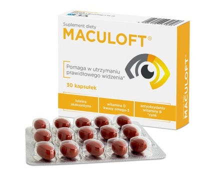 Maculoft, suplement diety, 30 kapsułek