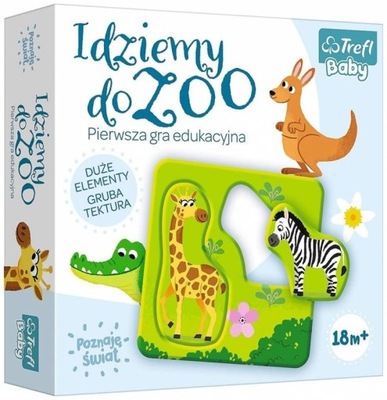 Pierwsza gra edukacyjna - Idziemy do Zoo TREFL