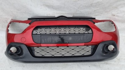 Бампер citroen c3 iii lift 20-22 перед решётка радиатора фото №1