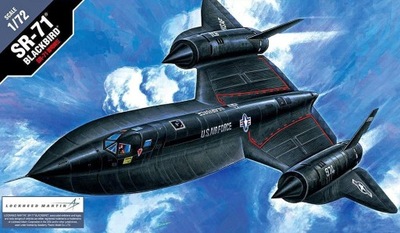 ACADEMY SR-71 BLACKBIRD 12448 SKALA 1:72