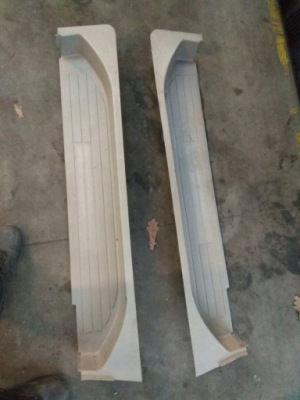 Пластик подножка порог левый viano 639 krem fv фото №1